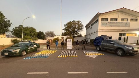 El cargamento de cocaína incautado en Catamarca. El cargamento de cocaína incautado en Catamarca.