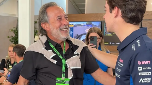 Guillermo Francella y Franco Colapinto Guillermo Francella y Franco Colapinto