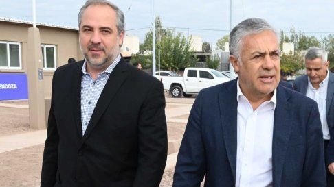 Matías Stevanato y Alfredo Cornejo en una actividad oficial. Matías Stevanato y Alfredo Cornejo en una actividad oficial.