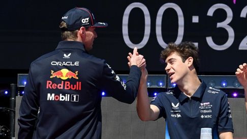 Verstappen y Colapinto, dos que estarán en la nueva era de la F1. Verstappen y Colapinto, dos que estarán en la nueva era de la F1.
