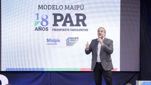 El intendente de Maipú, Matías Stevanato. El intendente de Maipú, Matías Stevanato.