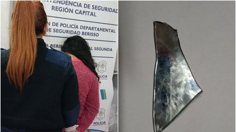 tension en berisso: una mujer hirio con un vidrio a dos policias tension en berisso: una mujer hirio con un vidrio a dos policias