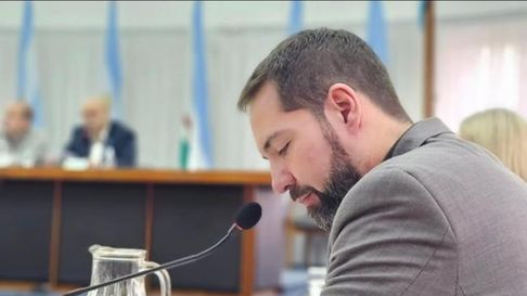 El concejal del Partido Libertario, Martin Antolin. El concejal del Partido Libertario, Martin Antolin.