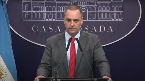 Manuel Adorni, vocero del Gobierno de Javier Milei. Manuel Adorni, vocero del Gobierno de Javier Milei.