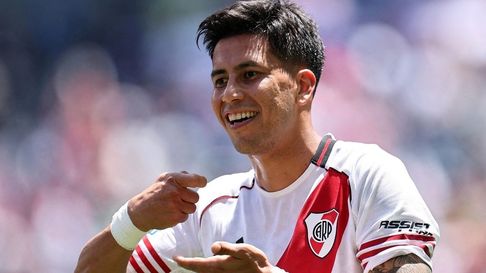 El surgido en Gimnasia, Maxi Meza, anotó el tercer tanto del 3-1 de River ante los nipones El surgido en Gimnasia, Maxi Meza, anotó el tercer tanto del 3-1 de River ante los nipones