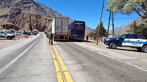 El tránsito en el paso internacional Cristo Redentor está habilitado El tránsito en el paso internacional Cristo Redentor está habilitado