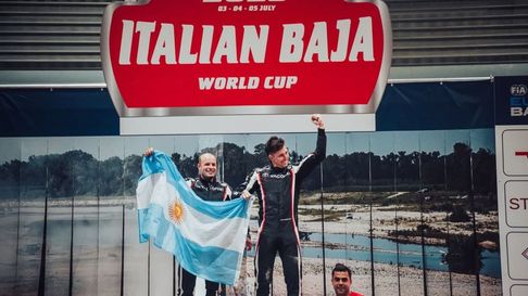 Juan Cruz Yacopini ganó en Italia. Juan Cruz Yacopini ganó en Italia.