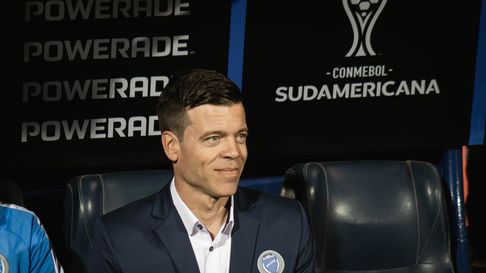 Esteban Solari y su fe en la Copa Sudamericana. Esteban Solari y su fe en la Copa Sudamericana.