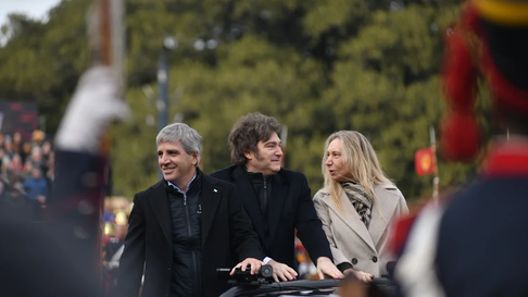 Javier Milei y Luis Caputo reciben buenas señales del mercado. Javier Milei y Luis Caputo reciben buenas señales del mercado.