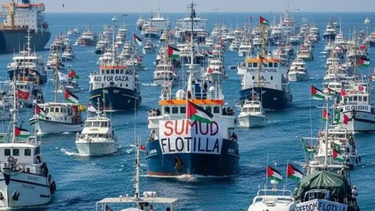La Flotilla Global Sumud, con ayuda humanitaria para Gaza, fue interceptada por Israel.&nbsp;