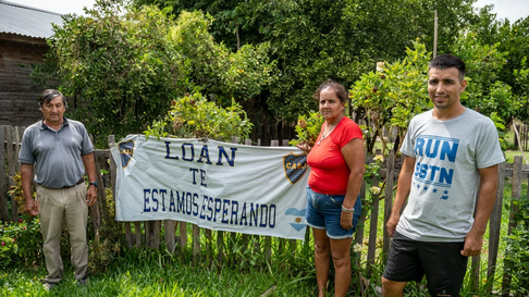 La familia de Loan reclama celeridad en el juicio por la desaparición de su hijo. La familia de Loan reclama celeridad en el juicio por la desaparición de su hijo.
