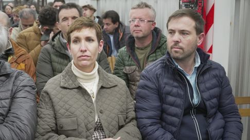 Jimena Latorre y el director de Minería, Jerónimo Shantal, en la audiencia del Gobierno y San Jorge. Jimena Latorre y el director de Minería, Jerónimo Shantal, en la audiencia del Gobierno y San Jorge.