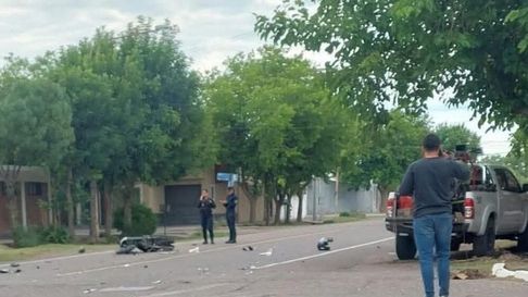 Un motociclista falleció tras un choque. Un motociclista falleció tras un choque.