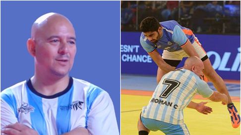 Román Césaro, un referente del Kabaddi en Argentina Román Césaro, un referente del Kabaddi en Argentina