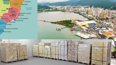 Mendoza envió los primeros vinos a un hub logístico en Brasil para acelerar tiempos de entrega. Mendoza envió los primeros vinos a un hub logístico en Brasil para acelerar tiempos de entrega.