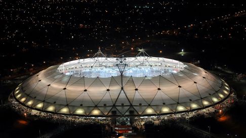 Claudio Tapia habló del Estadio Único Ciudad de La Plata y abrió la puerta para que Gimnasia y Estudiantes lo usen Claudio Tapia habló del Estadio Único Ciudad de La Plata y abrió la puerta para que Gimnasia y Estudiantes lo usen