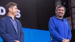 Axedl Kicillof y Máximo Kirchner Axedl Kicillof y Máximo Kirchner