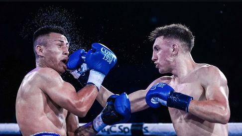 El boxeador platense, hincha de Gimnasia, Ayrton Giménez recuperó su título El boxeador platense, hincha de Gimnasia, Ayrton Giménez recuperó su título