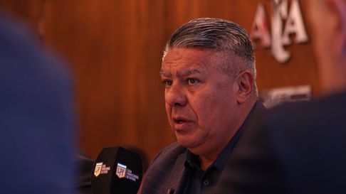 El presidente de la AFA, Claudio Tapia El presidente de la AFA, Claudio Tapia