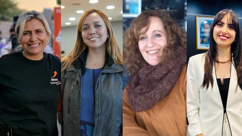 Deborah Quiroga (Ahora Santarrosinos), Catalina Garay (Frente Libertario Demócrata), Mónica Maroto (La Libertad Avanza + Cambia Mendoza) y Magdalena Ascurra (Frente Santa Rosa Gana) con cuatro de las 18 candidatas a concejales que lideran listas. Deborah Quiroga (Ahora Santarrosinos), Catalina Garay (Frente Libertario Demócrata), Mónica Maroto (La Libertad Avanza + Cambia Mendoza) y Magdalena Ascurra (Frente Santa Rosa Gana) con cuatro de las 18 candidatas a concejales que lideran listas.