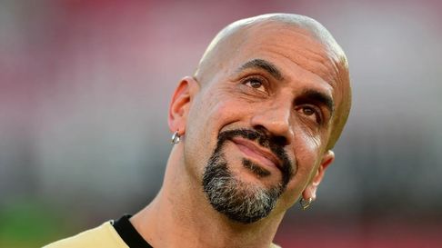 El palazo de Verón tras el pasillo que le hizo Boca a Estudiantes. El palazo de Verón tras el pasillo que le hizo Boca a Estudiantes.