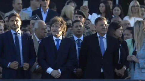 javier milei encabezo la entrega del sable corvo de san martin a los granaderos javier milei encabezo la entrega del sable corvo de san martin a los granaderos