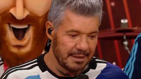 Marcelo Tinelli se mostró conmovido Marcelo Tinelli se mostró conmovido