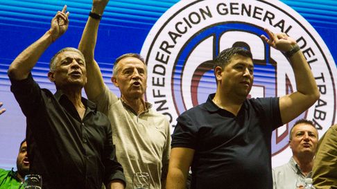 El triunvirato que comanda la CGT votó un paro general para cuando se trate la reforma laboral en Diputados. El triunvirato que comanda la CGT votó un paro general para cuando se trate la reforma laboral en Diputados.