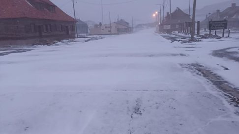 Nevada en Las Cuevas. Nevada en Las Cuevas.