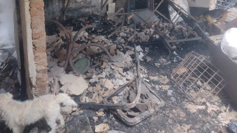 dejo una estufa para sus perros y se le incendio la casa en los hornos dejo una estufa para sus perros y se le incendio la casa en los hornos