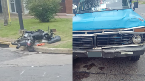 una joven termino hospitalizada tras un fuerte choque en ringuelet una joven termino hospitalizada tras un fuerte choque en ringuelet