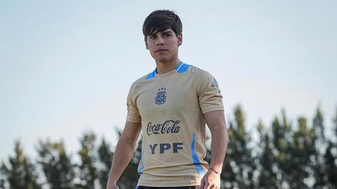 Benjamín Domínguez tuvo su primera práctica con la Selección Argentina Benjamín Domínguez tuvo su primera práctica con la Selección Argentina