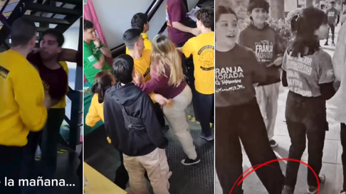 pinas y empujones en el cierre de las elecciones en la unlp pinas y empujones en el cierre de las elecciones en la unlp