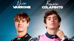 Nico Varrone, en la F2, y Franco Colapinto, con el Alpine F1 salen a pista en Canadá. Nico Varrone, en la F2, y Franco Colapinto, con el Alpine F1 salen a pista en Canadá.
