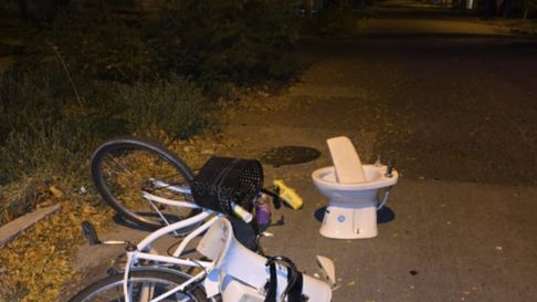 Imagen de los elementos que sustrajo uno de los ladrones. Imagen de los elementos que sustrajo uno de los ladrones.