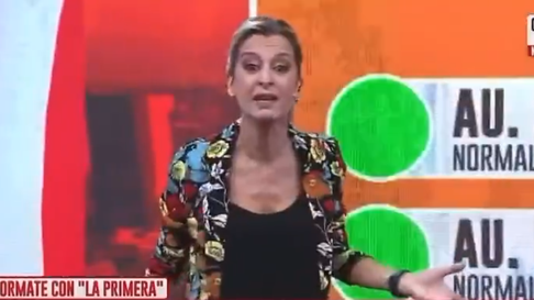 Mariela Fernández furiosa al aire de Crónica Mariela Fernández furiosa al aire de Crónica