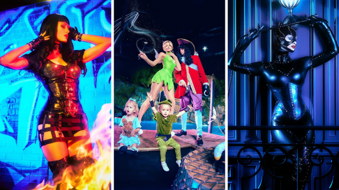 Lejos de usar un solo disfraz para Halloween, Paris Hilton se vistió de Amber Sweet, Tinker Bell y Gatubela. Lejos de usar un solo disfraz para Halloween, Paris Hilton se vistió de Amber Sweet, Tinker Bell y Gatubela.