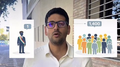 El candidato número uno al Concejo sigue su campaña en las redes. El candidato número uno al Concejo sigue su campaña en las redes.