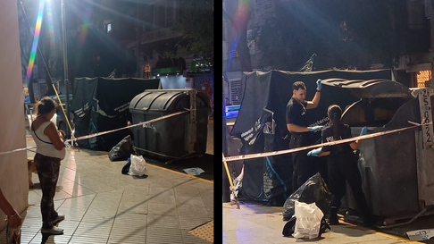 Un hombre fue encontrado muerto, adentro de un contender de basura en Capital Federal. Un hombre fue encontrado muerto, adentro de un contender de basura en Capital Federal.