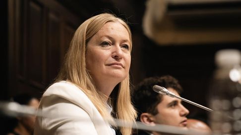 La vicegobernadora Hebe Casado. La vicegobernadora Hebe Casado.