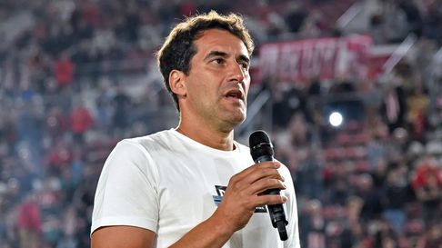 Agustín Alayes, manager de Estudiantes de La Plata. Agustín Alayes, manager de Estudiantes de La Plata.