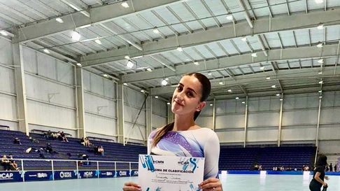 Indira Fernández brilló en el certamen nacional de patín. Indira Fernández brilló en el certamen nacional de patín.