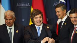 Javier Milei en el Escudo de las Américas Javier Milei en el Escudo de las Américas