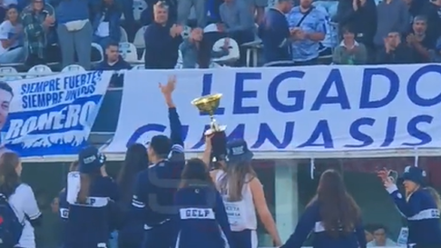 ¡pone a las lobas!, el reclamo de la gente de gimnasia en el partido con river ¡pone a las lobas!, el reclamo de la gente de gimnasia en el partido con river