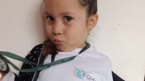 Kim Gómez practicaba gimnasia artística Kim Gómez practicaba gimnasia artística