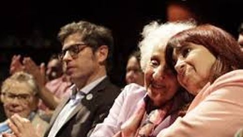 Estela de Carlotto, junto a CFK y Kicillof Estela de Carlotto, junto a CFK y Kicillof