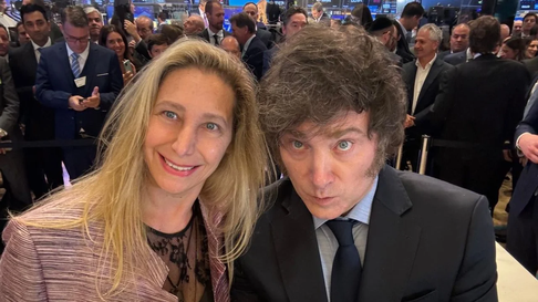 Javier y Karina Milei. Javier y Karina Milei.