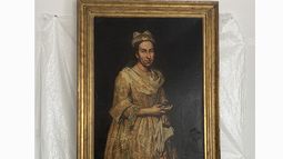 El cuadro Retrato de una dama, encontrado en Mar del Plata﻿, fue pintado por Giacomo Antonio Melchiorre Ceruti.