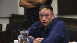 Ariel&nbsp; Quarñolo durante el juicio por jurado que se desarrolló la semana pasada por el crimen en el lubricentro