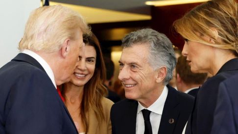 El encuentro entre Donald Trump y Mauricio Macri. El encuentro entre Donald Trump y Mauricio Macri.